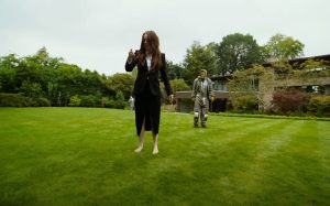 Emma Stone and Jesse Plemons in BUGONIA